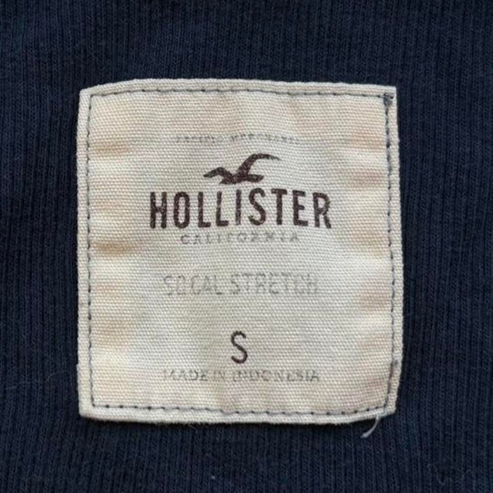 Y2K hollister cami tank top navy rhinestone embellishments size small - Picture 5 of 8